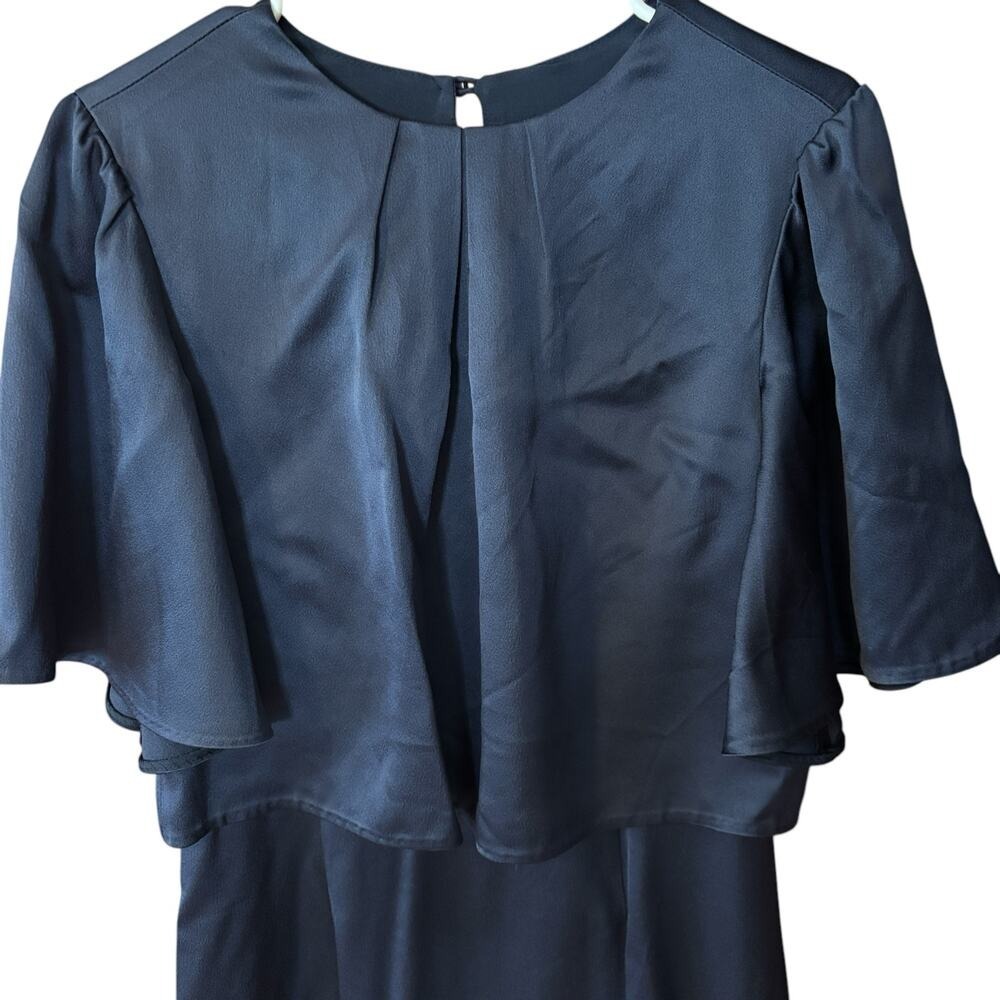 J.Crew Navy Silky Formal Dress – Size 6, Elegant Event Wear - Picture 4 of 11